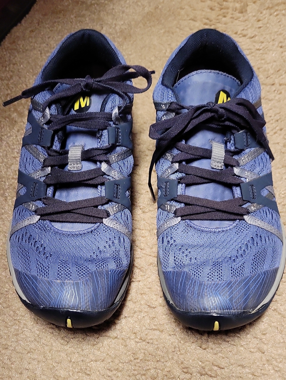 Merrell Siren Hex Q2 Womens Size 6.5 Blue Athletic Hiking Trail Running Shoes